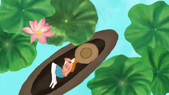 小暑荷花塘淘宝首页