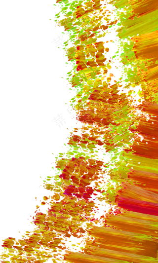 油画肌理厚涂纹理装饰边框刮刀PNG,免抠元素
