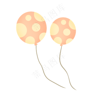 圆点黄色可爱小清新六一儿童节气