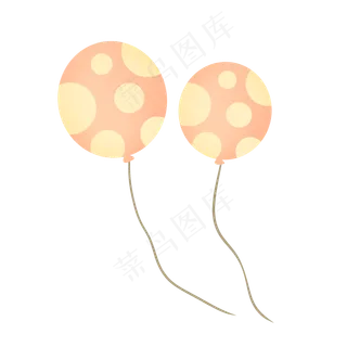 圆点黄色可爱小清新六一儿童节气