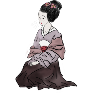 水墨古风美女