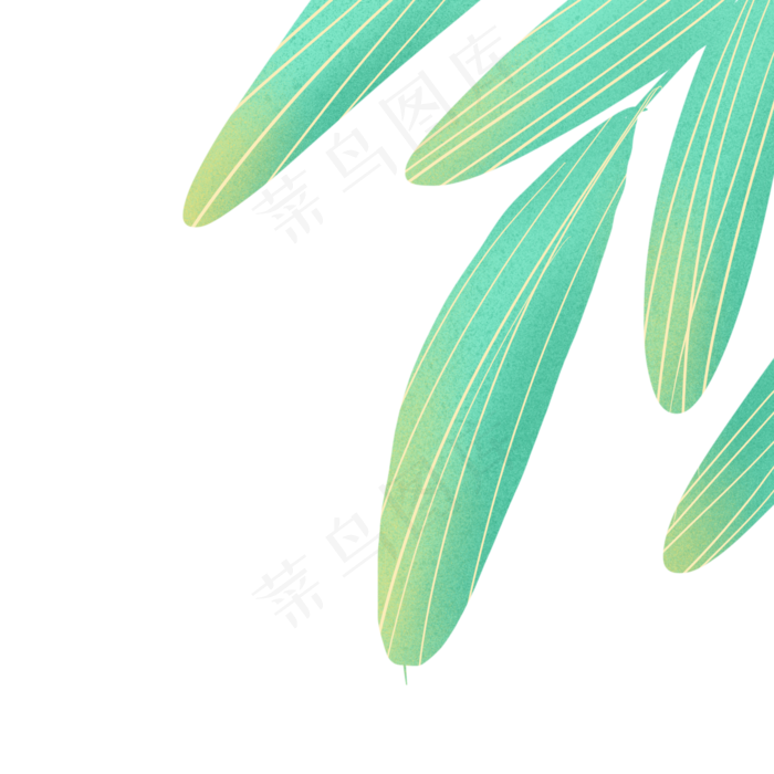 卡通植物绿叶下载