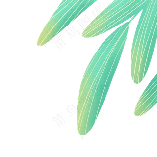 卡通植物绿叶下载