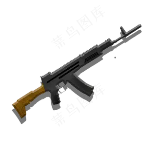 手绘建军冲锋枪