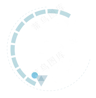 蓝色地球科技线条科技风边框,免抠元素 蓝色地球科技线条科技风边框,免抠元素