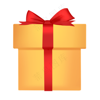 礼物优惠庆典金币礼盒金色黄色红