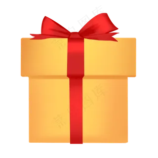 礼物优惠庆典金币礼盒金色黄色红