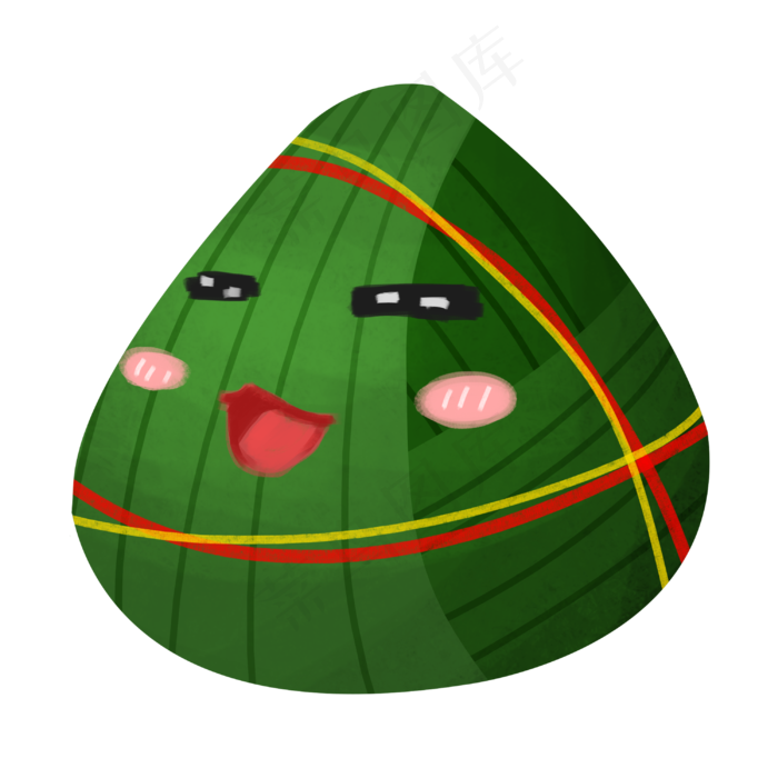 中国风可爱小粽子(3000X3000(DPI:300))psd模版下载