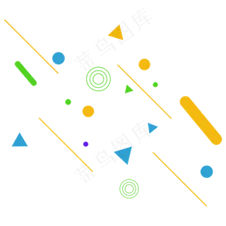 卡通矢量促销漂浮氛围电商