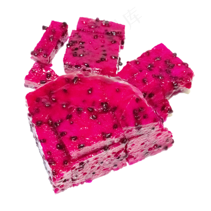 切块水果火龙果(2000X2000(DPI:300))