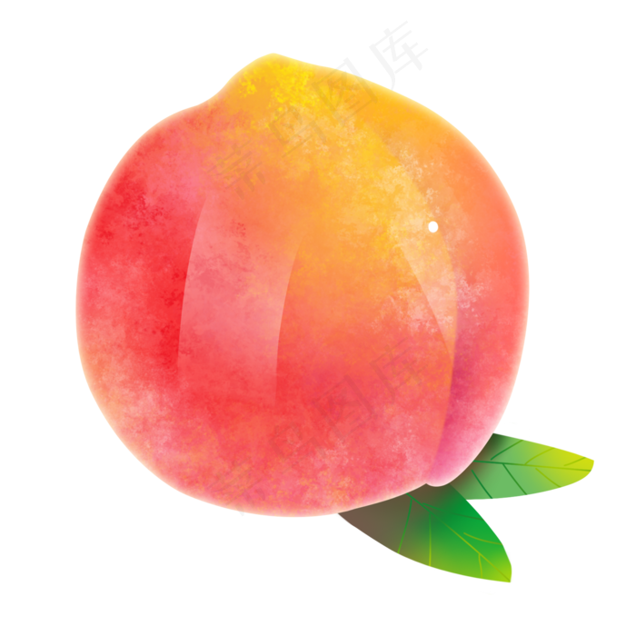 红色水果桃子