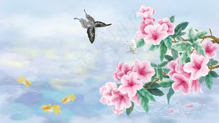 唯美春天景色之杜鹃花