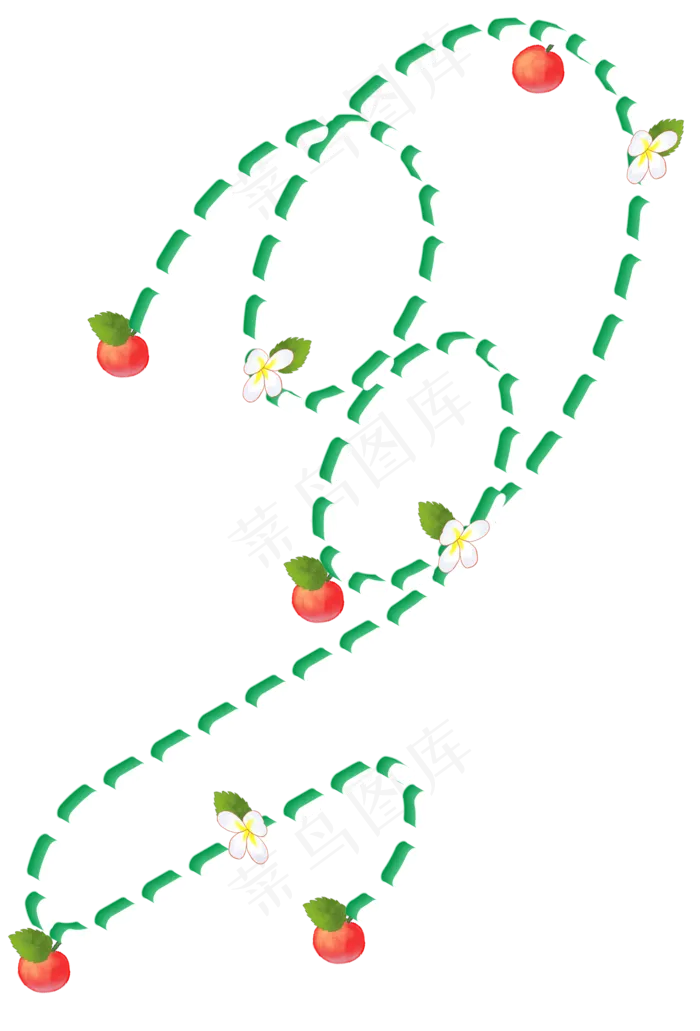 小清新装饰立体线条元素(1549X2170(DPI:300))psd模版下载