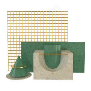 c4d立体电商几何装饰免费下载