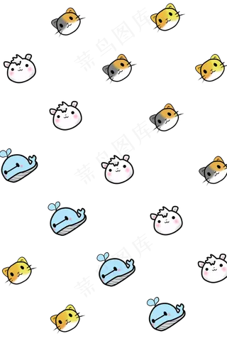 小猫咪分割线装饰