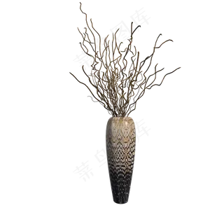 仿真干花花瓶png图