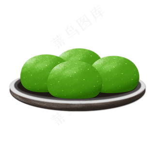 清明节青团png素材