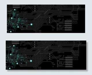 简约科技商务黑色电子banner