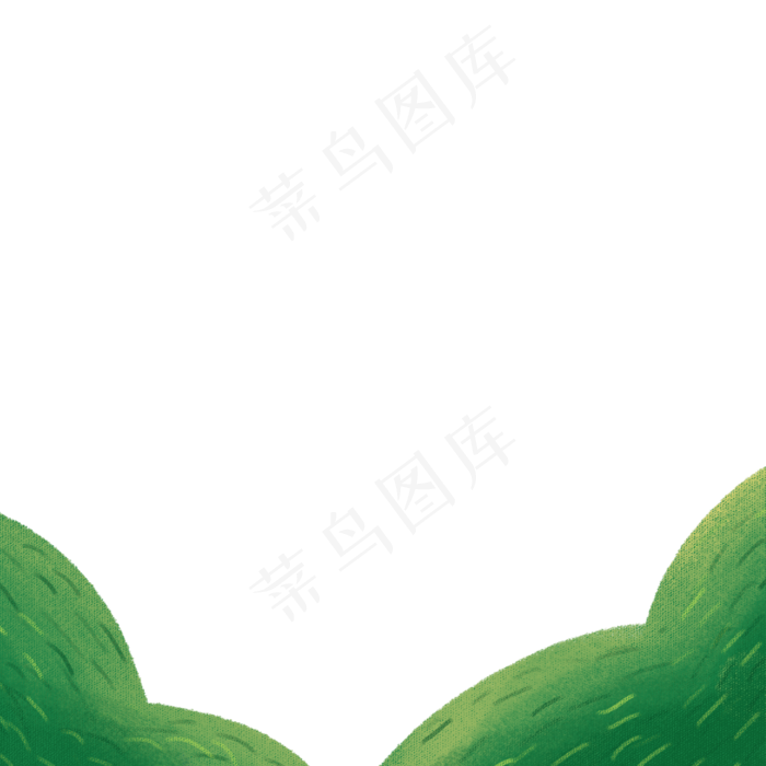卡通春天植物边框下载