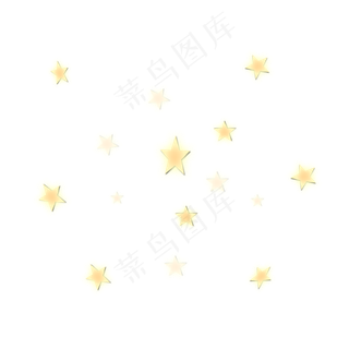 发光星星png素材