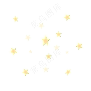 发光星星png素材