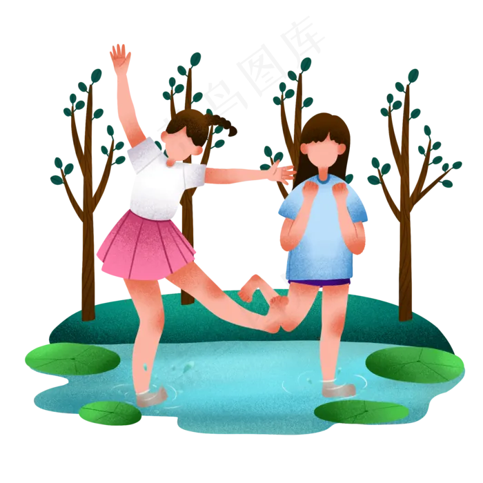 立夏节气玩水(2000X2000(DPI:300))psd模版下载