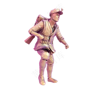 立体解放军战士png图 立体解放军战士png图