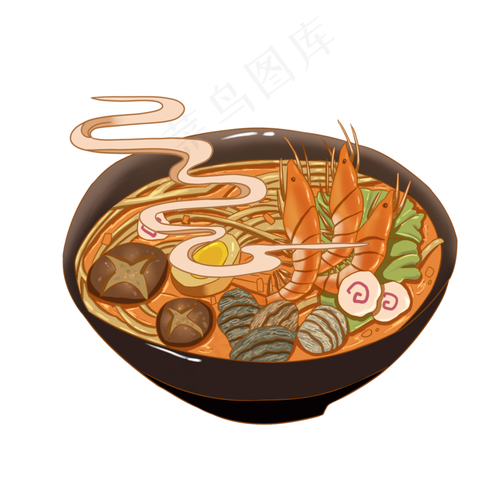 食欲国潮美食,免抠元素(2000*2000px 300 dpi )psd模版下载