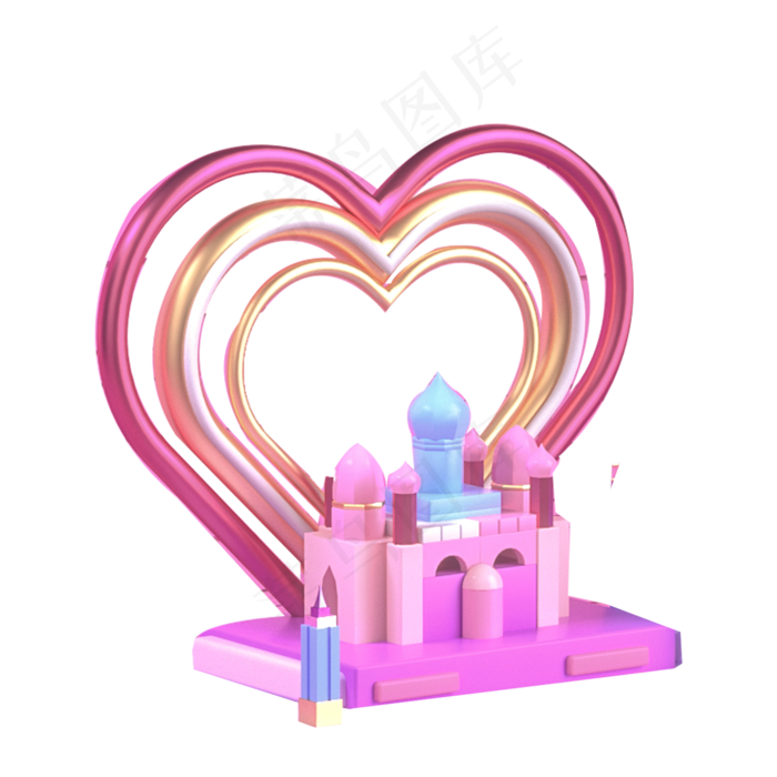 3D立体舞台免抠图(2000X2000(DPI:300))psd模版下载