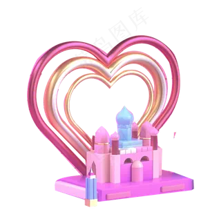 3D立体舞台免抠图