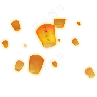 元宵节漂亮花灯免抠图