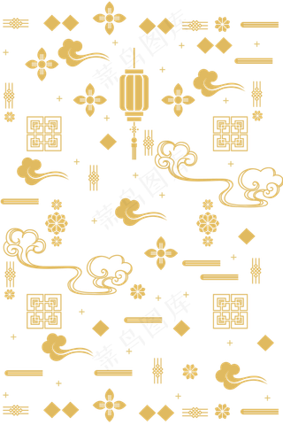 扁平鼠年新年底纹纹理,免抠元素