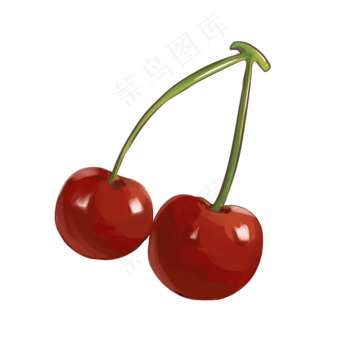 美味樱桃(2000X2000(DPI:300))psd模版下载
