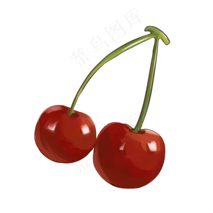 美味樱桃(2000X2000(DPI:300))psd模版下载