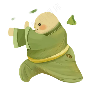 端午节卡通创意粽子