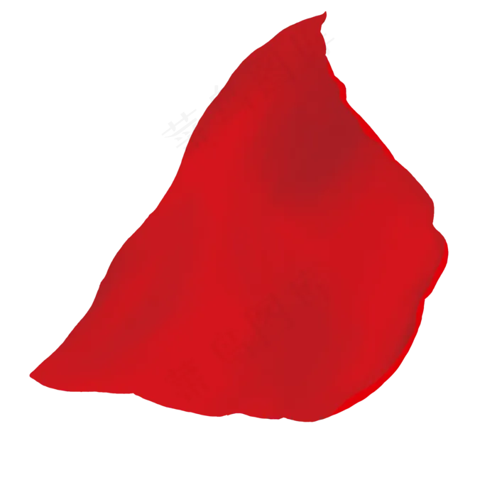 红色玫瑰花瓣卡通素材免费下载(2000X2000(DPI:300))psd模版下载