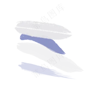 创意笔刷笔触免扣png