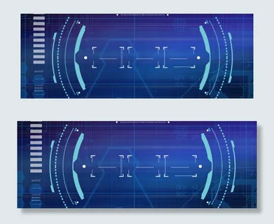 创意科技风VR科技PSD分层