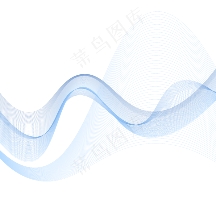 绿色科技线条花纹,免抠元素