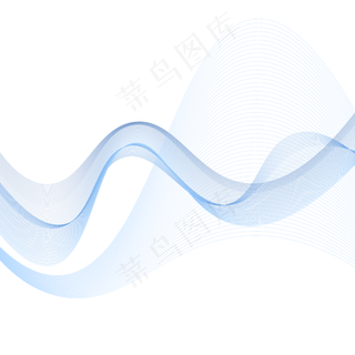 绿色科技线条花纹,免抠元素