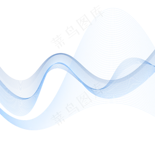 绿色科技线条花纹,免抠元素