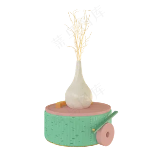 c4d立体家居电商装饰免费下载