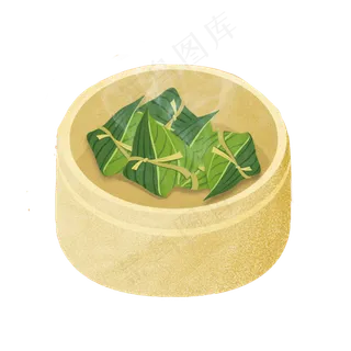端午节一笼粽子素材