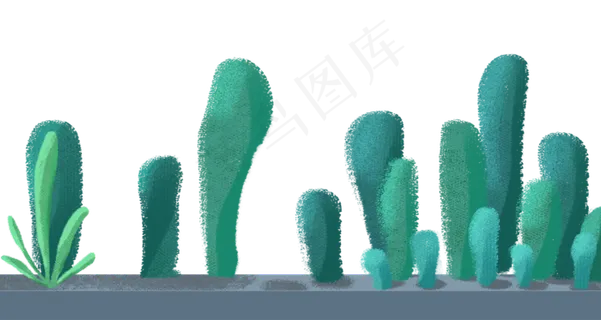 绿植小清新绿色