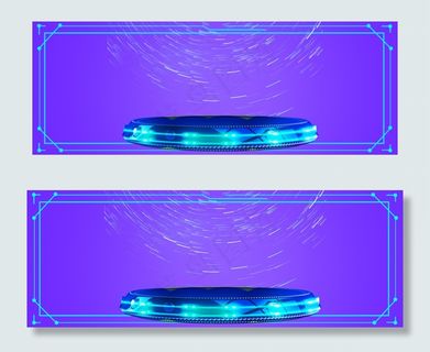 蓝色大气2018年会签到处展板