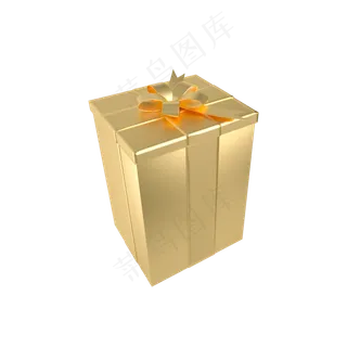 金属质感礼盒,免抠元素