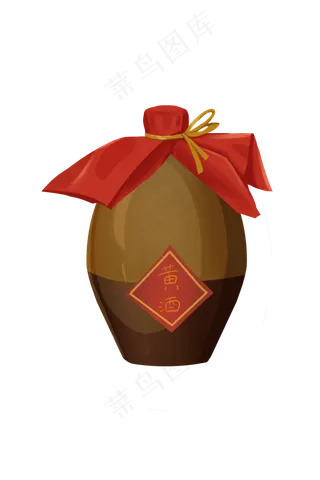 可爱端午黄酒装饰