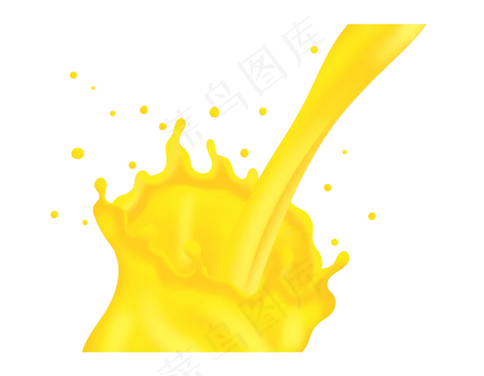 水果芒果汁飞溅插图(3000X2329(DPI:300))psd模版下载