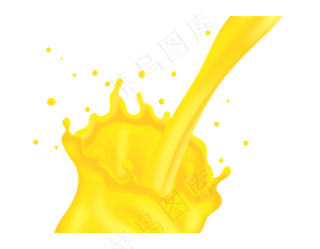 水果芒果汁飞溅插图