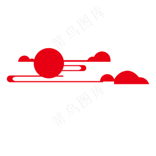 云中的月亮免抠下载